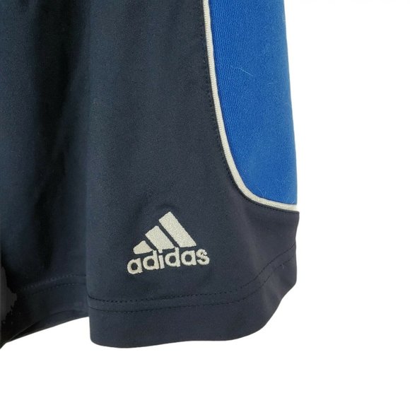 Adidas Mens Navy Blue White 3 Stripe Size Small Basketball Shorts 10" Inseam - Picture 3 of 12